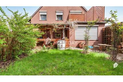 Gemütliche Erdgeschosswohnung mit überdachter Terrasse und Gartenidylle in Weyhausen