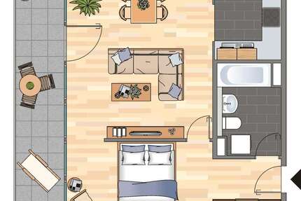 Wohnung zum Mieten in Göttingen 460,00 € 51.71 m²