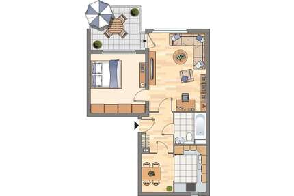 Wohnung zum Mieten in Aachen 582,00 € 53.26 m²