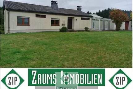 Einfamilienhaus mit 2 Wintergärten in Zentraler Ortslage mit 2 Garagen mit Unterbau und Weitsicht - Orlenbach Schloßheck