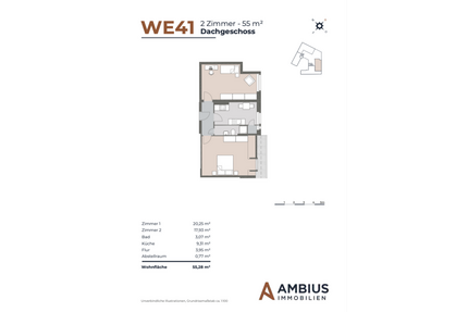 Wohnung zum Kaufen in Berlin 175.000,00 € 55 m²