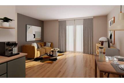 Drei Zimmer mit Loggia und Dachterrasse in Südausrichtung - Düsseldorf Benrath