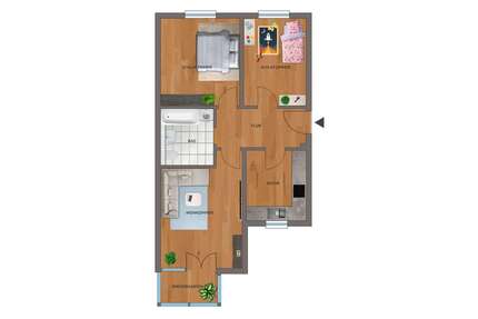 Wohnung zum Mieten in Gera 450,00 € 65.41 m²