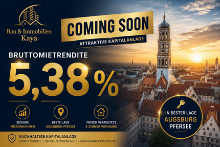 Wohnung zum Kaufen in Augsburg 249.800,00 € 65 m²