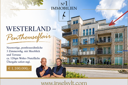 Wohnung zum Kaufen in Westerland 1.100.000,00 € 120 m²