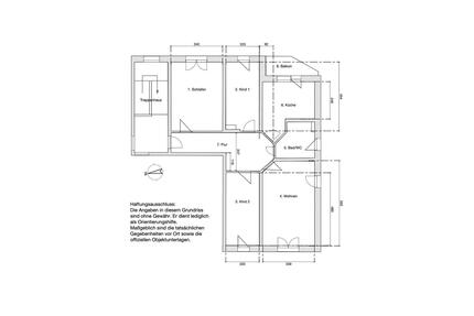 Gepflegte 4-Zimmer-ETW, 3.OG, mit Balkon und 2 Stellplätzen - Weida