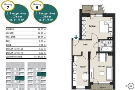 Belgisches Viertel! Vermietete Eigentumswohnung in TOP-Lage - WE 7 - Köln Neustadt-Nord