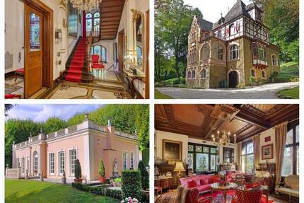 Exklusives Villenensemble: Herrenhaus von 1892 und repräsentative Orangerie für Wohnen, Arbeiten oder Atelier auf 6.500 m² Parkareal - Hennef / Bröl