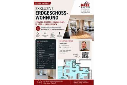 Wohnung zum Mieten in Horb am Neckar 940,00 € 82.11 m²