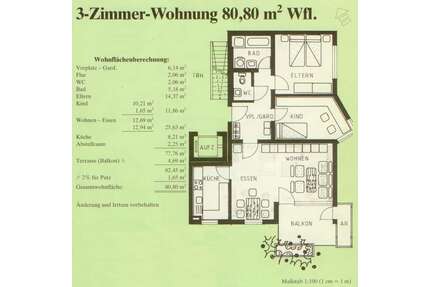 Wohnung zum Kaufen in Tamm 298.000,00 € 80.8 m²