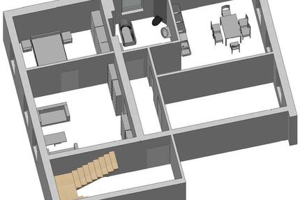 Die neu renovierte 3 Raum Wohnung befindet sich im 1. EG - Finsterwalde
