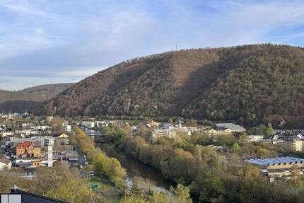 Terrassenwohnung mit großem Sonnenbalkon und Blick auf die Lahn in Bad Ems