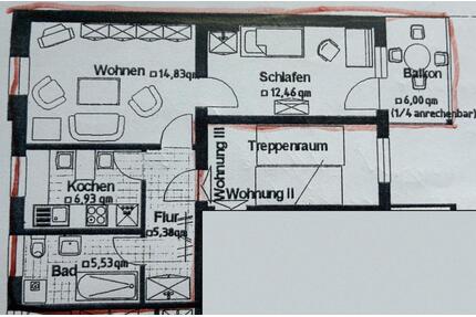 2-Raumwohnung in der Franzstraße - Bernburg (Saale)