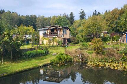 Garten mit Gartenhaus u. 2 Teichen Pachtgarten - Suhl Schmiedefeld am Rennsteig
