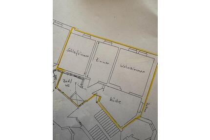 3 Raumwohung 77m² in Rudolstadt zu vermieten