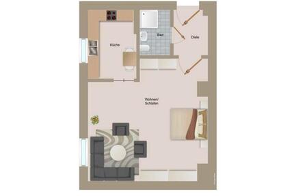 1 Zimmere Wohung in Köln - 693,00&nbsp;EUR Kaltmiete, ca.&nbsp; 33,00&nbsp;m&sup2; in Köln (PLZ: 50670) Innenstadt