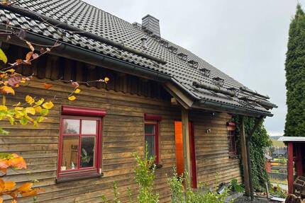 Ökologisches Holzhaus in toller Höhenlage von Stammbach