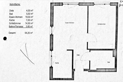 Helle 2-Zimmer-Senioren-Wohnung im 2. OG mit Balkon - Kusterdingen
