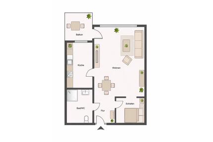 1-Zimmer-Wohnung mit Balkon – ab sofort verfügbar - Pfullingen