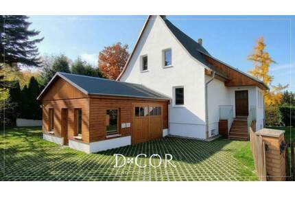 Einfamilienhaus mit 250m² Nutzfläche! in toller Lage von Dresden Gönnsdorf, vollunterkellert, Garage, Ausbaureserve