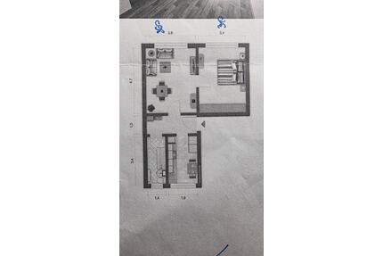 2 - Zimmer - Wohnung, teilmöbliert, nähe Krankenhaus - Suhl