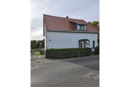 Ländliche Idylle mit Potenzial – sanierungsbedürftige Doppelhaushälfte auf großzügigem Hanggrundstück - Bad Lausick