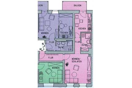 Wohnung zum Mieten in Chemnitz 266,00 € 44.4 m²