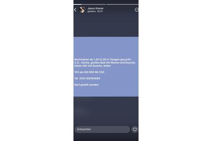 3 Zimmer in Tiengen zu vermieten - Waldshut-Tiengen