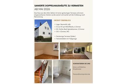 Sanierte Doppelhaushälfte ab Mai zu vermieten - Neumarkt in der Oberpfalz Altenhof