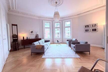 Hochherrschaftliche Wohnung im perfekt sanierten Altbau im Szeneviertel von St. Georg - Hamburg