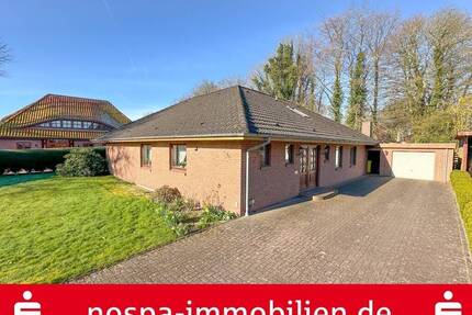 Großzügiger Bungalow mit Gartenidylle - Wohnen auf einer Ebene - Leck
