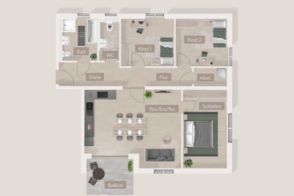 Wohnung zum Kaufen in Furth 584.408,00 € 100.76 m²
