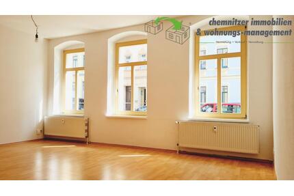 Freundliche Büroräume oder ihre 2-Raum-Wohnung mit Einbauküche im Hochparterre - Chemnitz Hilbersdorf