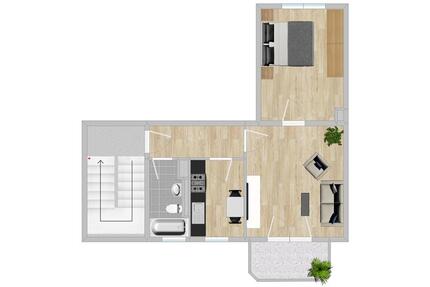 Strehla! 2-Raum-Wohnung mit Balkon