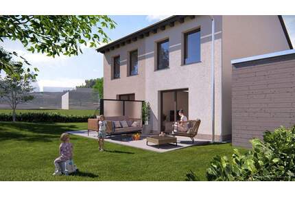 Modernes Doppelhaus auf zwei Etagen im KfW-55 Standard | 98 m² ideal für Singles oder Paare - Berg / Weiler
