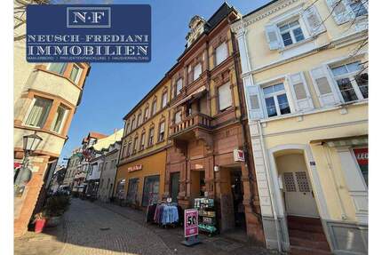 RESERVIERT wegen KAUFZUSAGE! Wohn- und Geschäftshaus mit 15 Wohnungen und Top-Gewerbemieter im Zentrum von Lahr zu verkaufen - Lahr/Schwarzwald