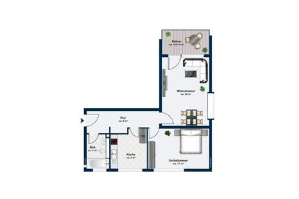 Großzügige 2-Zimmer-Wohnung in Wolfratshausen Waldram FREI