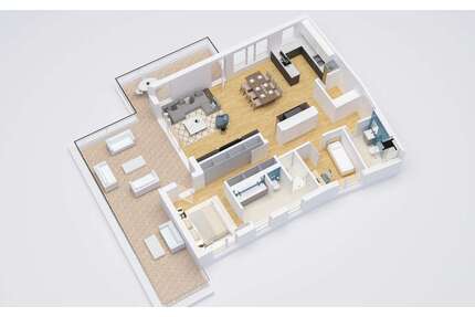 Wohnung zum Kaufen in Saarbrücken Ensheim 575.177,50 € 130.68 m² - Saarbrücken / Ensheim