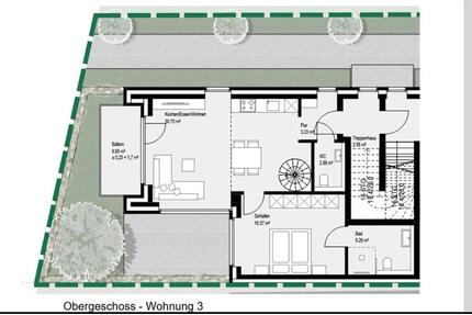 Wunderschöne 3 Zimmer Wohnung auf 2.Etagen - Lüdinghausen