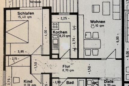 3-Zimmerwohnung zu vermieten - 750,00&nbsp;EUR Kaltmiete, ca.&nbsp; 83,00&nbsp;m&sup2; in Karlsruhe (PLZ: 76228) Wettersbach