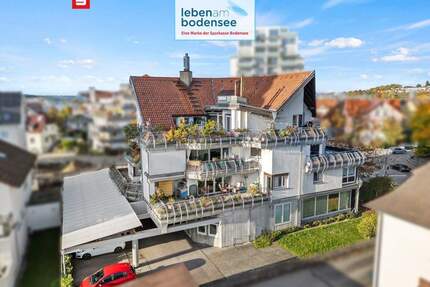 Exklusive 4-Zimmer-Wohnung mit Balkon, Terrasse & Kamin - Tettnang