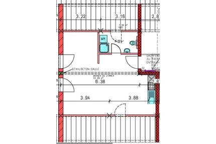 1 Zimmer-Wohnung - 540,00&nbsp;EUR Kaltmiete, ca.&nbsp; 45,00&nbsp;m&sup2; in Kirchweidach (PLZ: 84558)
