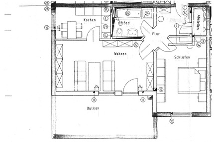 2-ZKB Wohnung - 600,00&nbsp;EUR Kaltmiete, ca.&nbsp; 72,00&nbsp;m&sup2; in Wittlich (PLZ: 54516)