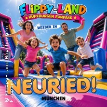 Flippy-Land Hüpfburgenpark München 2026 - Hüpfburgen Funpark für die ganze Familie