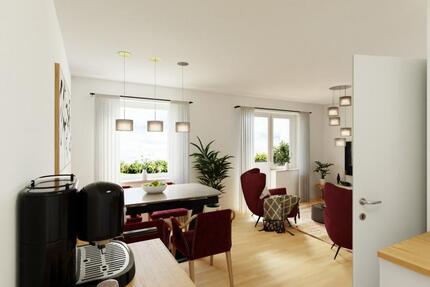 Balkon Offene Küche - 254,00&nbsp;EUR Kaltmiete, ca.&nbsp; 49,17&nbsp;m&sup2; in Chemnitz (PLZ: 09130) Hilbersdorf