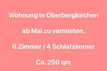 6 - Zimmer Wohnung Teilmöbliert ab Mai zu vermieten - Oberbergkirchen