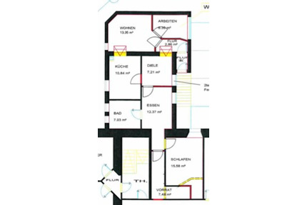 3,5-Zi ETW 83m² + Stellplatz | Fensterbad | Büro | Riedböhringen - Geisingen