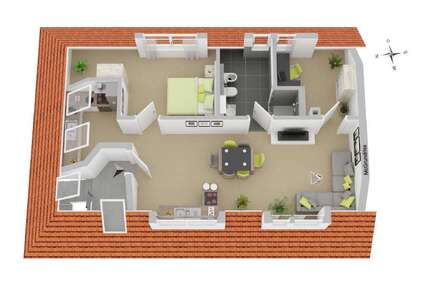 Wohnung zum Kaufen in MünstertalSchwarzwald 299.000,00 € 71.15 m² - Münstertal/Schwarzwald