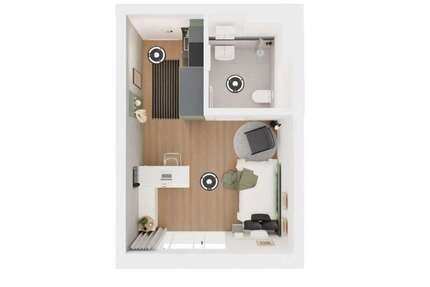 Wohnung zum Mieten in Friedrichshafen 650,00 € 24 m²