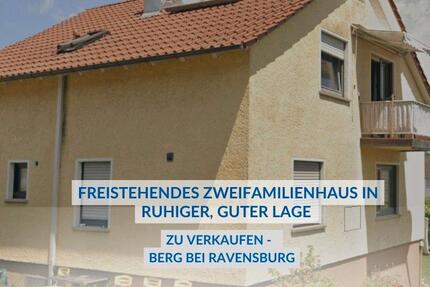 Freistehendes Zweifamilienhaus mit großem Grundstück - Berg
